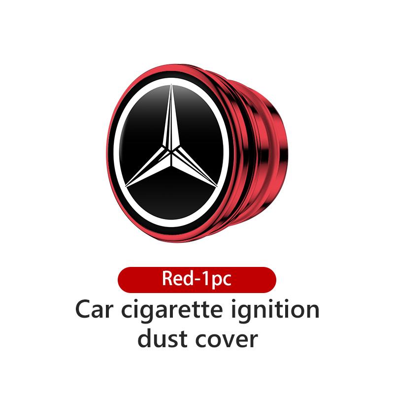 WLX4 For Mercedes Benz Car Cigarette Lighter Cover DustProof Decoration Cap W202 W212 W126 W140 W168 W177 CLS GLE GLC GLS CLA