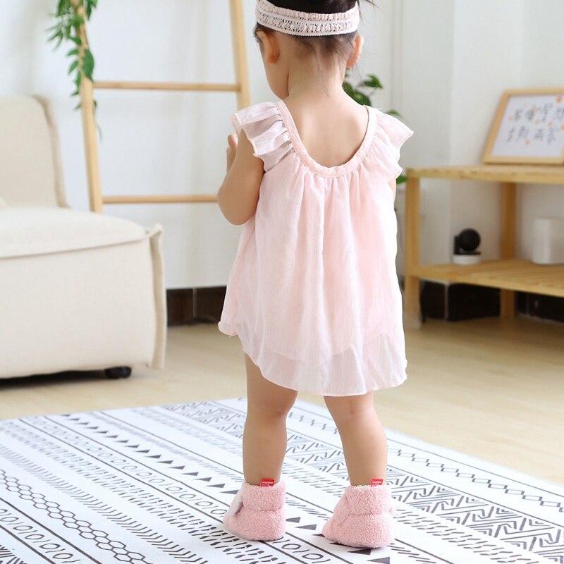 Младенческие пушистые зимние сапоги, зимняя обувь для маленьких мальчиков и девочек, флисовая обувь на мягкой подошве, плюшевые сапоги для первых ходунков для малышей, От 0 до 18 месяцев