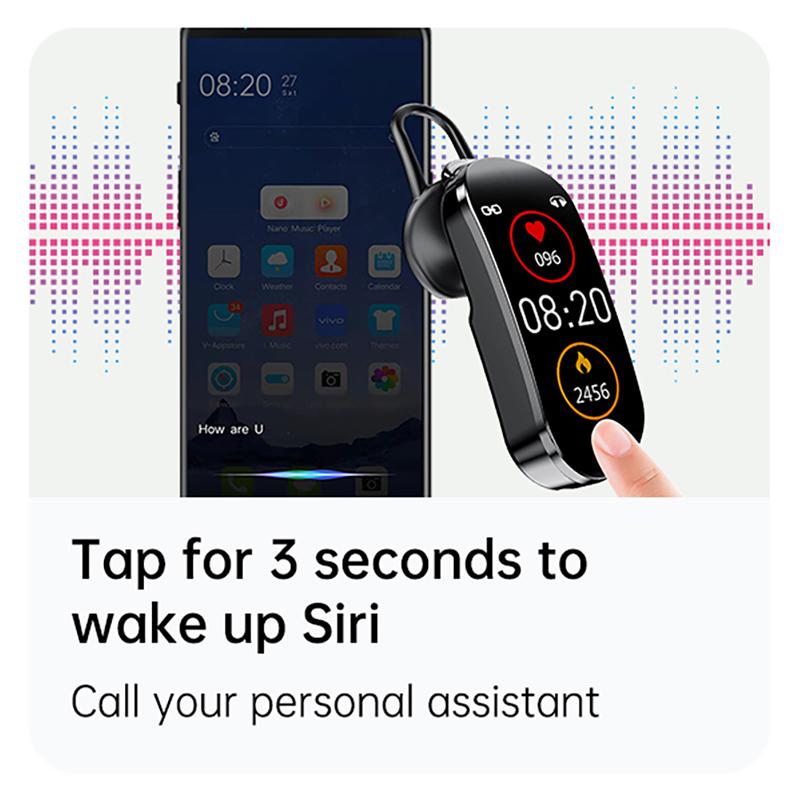 Спортивные наручные умные часы для мужчин и женщин Bluetooth-наушники беспроводные наушники Ip68 водонепроницаемый браслет Siri умные часы для телефонов