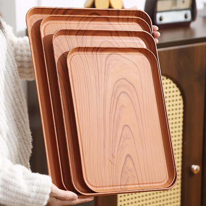 Ru Han Japanese Style Imitation Wood Grain Serving Tray