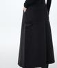 Musinsa Standard Woman Women'S Denim Carpenter Long Skirt [Washed Black]