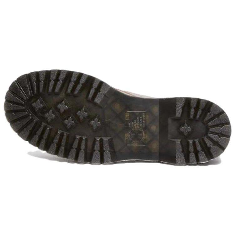 Dr. Martens Кожаные ботинки на платформе Jadon 3 Pisa, винтажные серо-коричневые кроссовки унисекс, кремовые 31159348