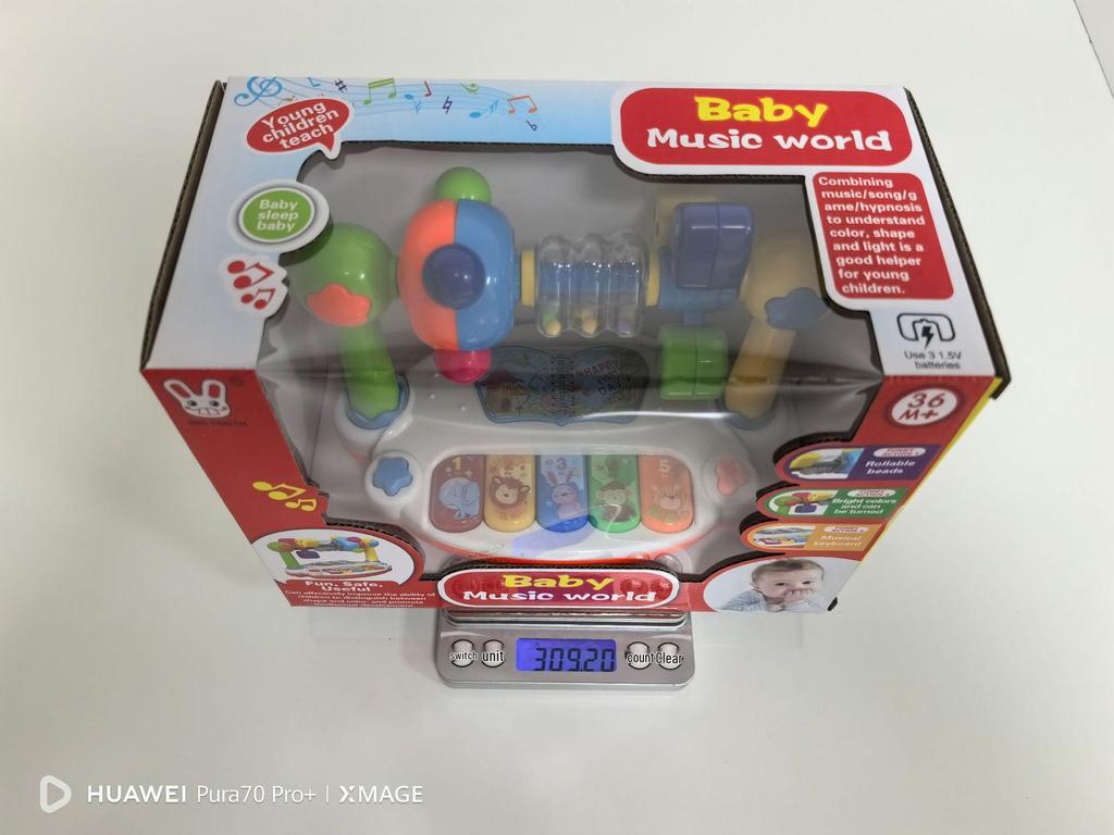 Multifunctional Baby Electronic Keyboard with Lights - Early Education and Singing Musical Instrument
