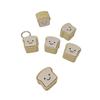 Finger Press Toast Keyboard Clicker Sensory Toy Finger Clicker Toy Bread Fidget Keychain  ADHD ASMR