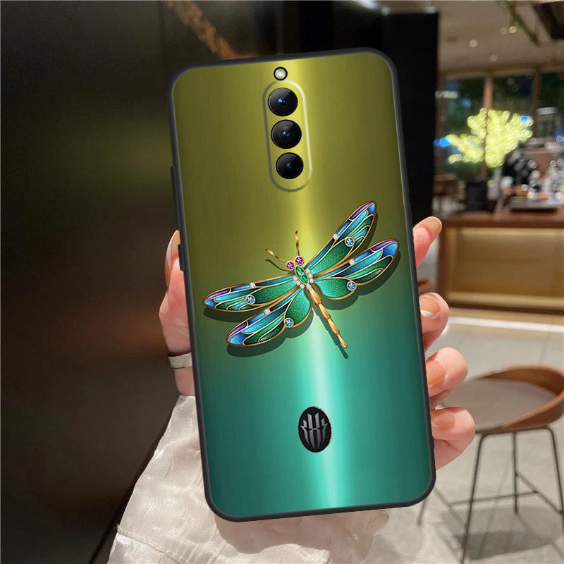 Dragonfly Phone Case For ZTE Nubia Red Magic 9 Pro Plus 6 7 8 Pro 6S 7S 8S Pro Plus 5G 5S 6R Cover