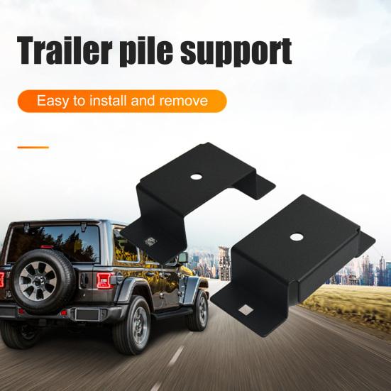 4 шт. кронштейнов для карманов стоек прицепа с винтами, подходят для стоек из древесины 2x4 дюйма, стальных стоек для стоек, прочный металлический бортовой прицеп, хозяйственный столб