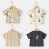 Baby Casual Cotton Short-sleeved T-shirt Summer Clothes for Boys and Girls Baby Children's Clothing Summer Tops
