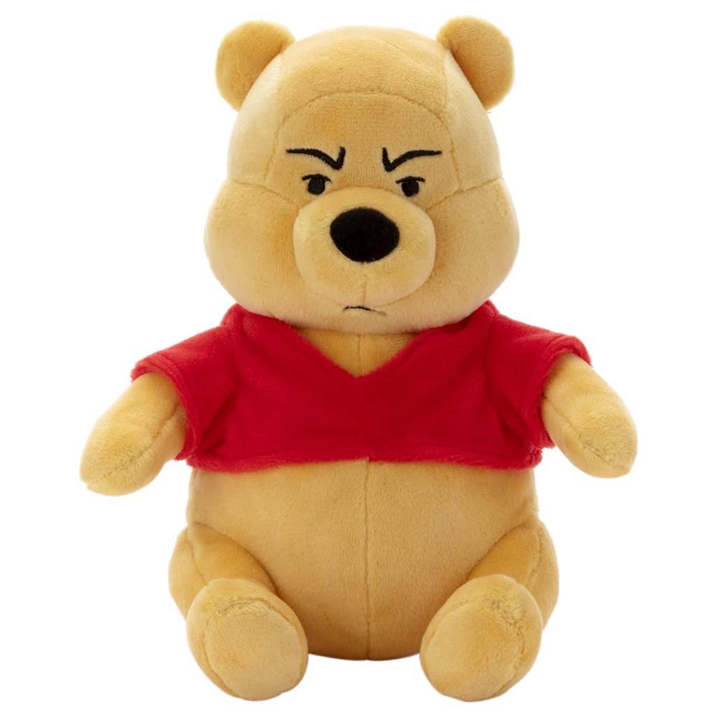 Disney Disney Character Funny Face Plush Toy S Winnie the Pooh K Plush Approximately 21cm Tall Toy,