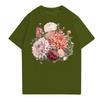 Women's Casual Round Neck Floral Print Short Sleeve T-Shirt Top