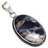Pendant Sodalite Gemstone Gift For Her Silver Jewelry 2"
