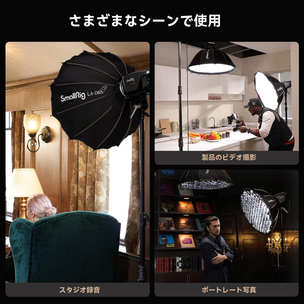 SMALLRIG Софтбокс световой короб стробоскопический купол светоотражающий складной портретный светильник для крепления света студийный светодиодный видеосвет подходит для вспышки