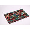 Floral Floor Door Mats Printed Courtyard Entrance Anti Slip Bathroom Mat and Bathroom Floor Carpet Retro Home Decoration Mat