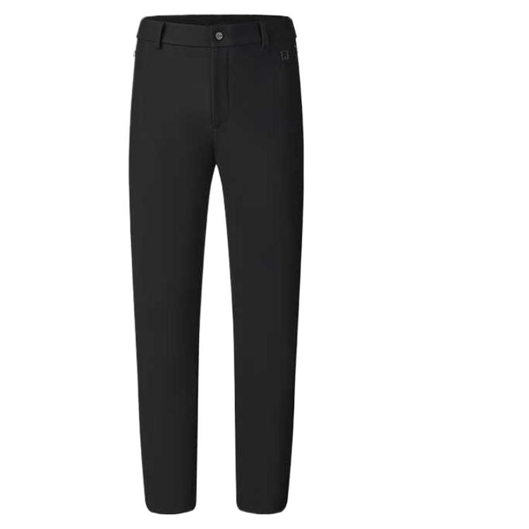 Новые вязаные спортивные брюки FILA Golf Series SS25 для мужчин, цвет «смола» A11M515604F