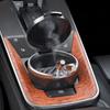 Compact Car Ashtray with Li Odor Resistant Cigarettes Holder Vehicle Cupholder Portable Ashtray ABS for Car Cup Holder