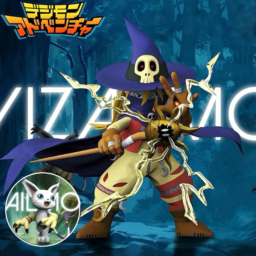3,5-11,5 см Аниме Digimon Adventure Фигурка Wizarmon и Tailmon Фигурка Действия ПВХ Статуэтка Настольное Украшение Коллекционная Модель Игрушки