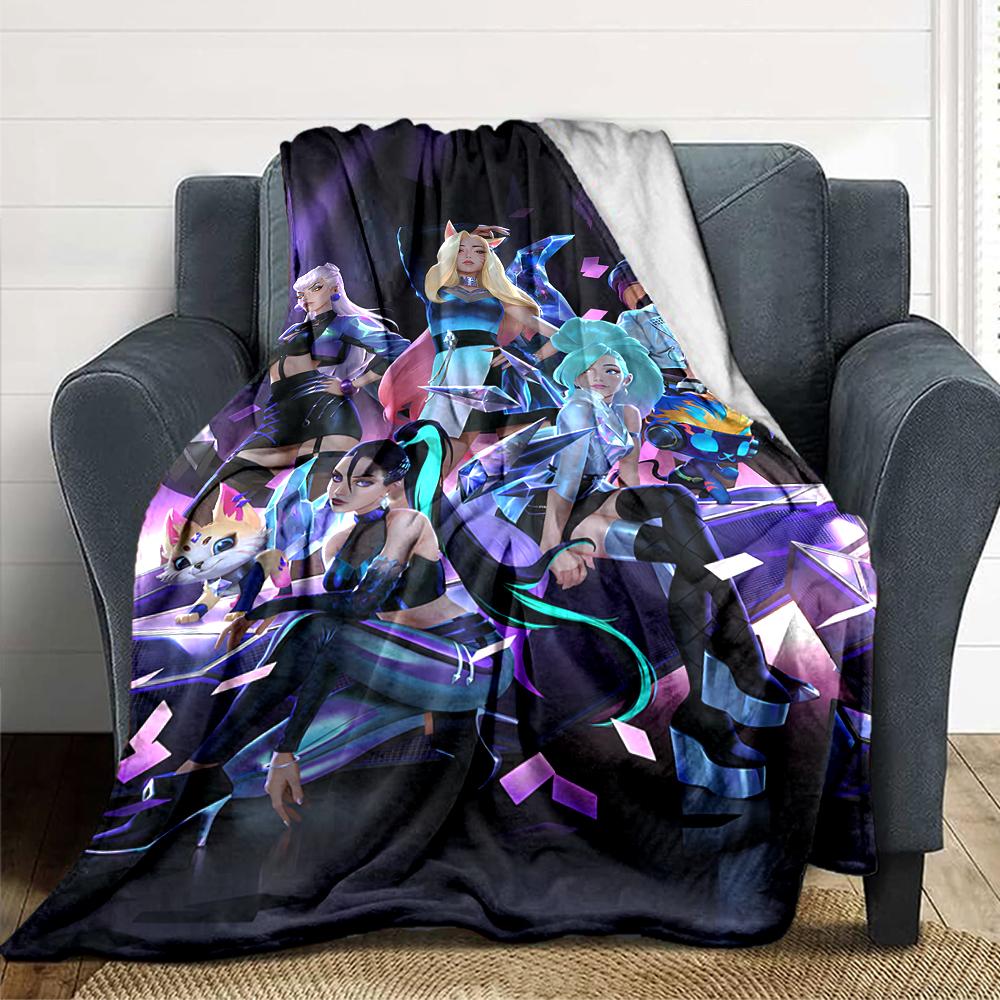 Futuristic Fashion Icons Blanket Soft Throw Blanket For Home Bedroom Bed Sofa Travel Office Solid Christmas Blanket