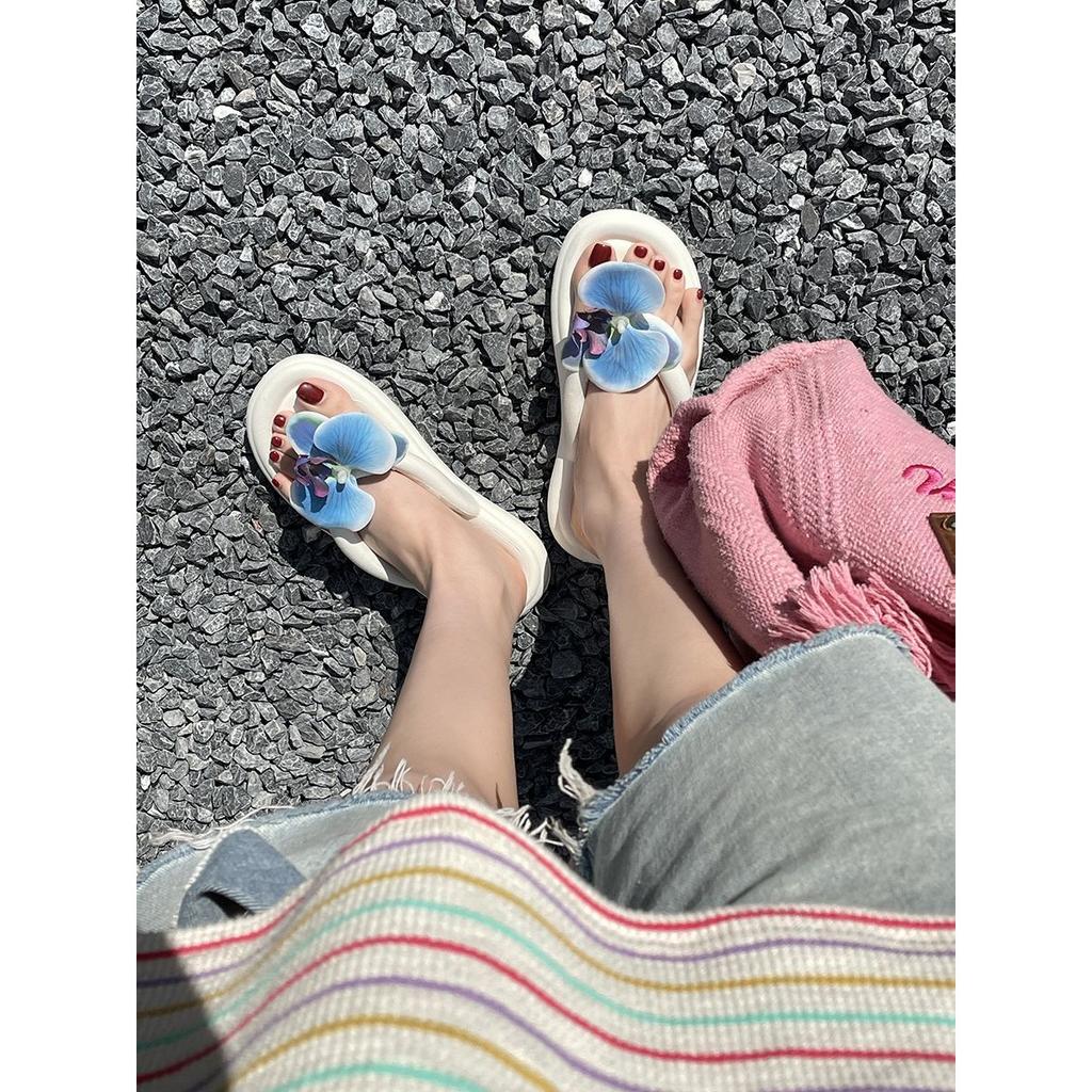 Тапочки для женщин, подходят для дома и улицы, нескользящие, толстая подошва, высокоэстетичные сандалии, подходят для женской улицы