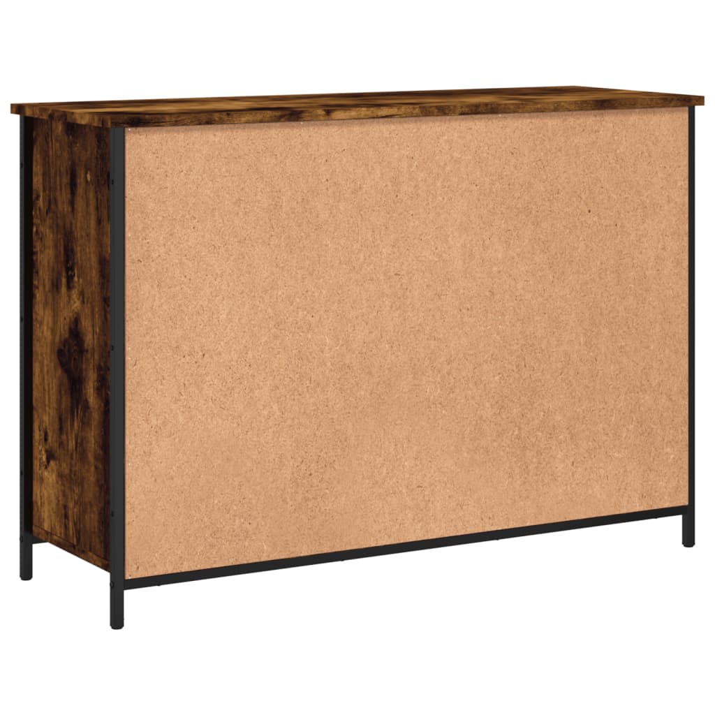 Sideboard Smoked Oak 100 x 35 x 70 cm Particleboard