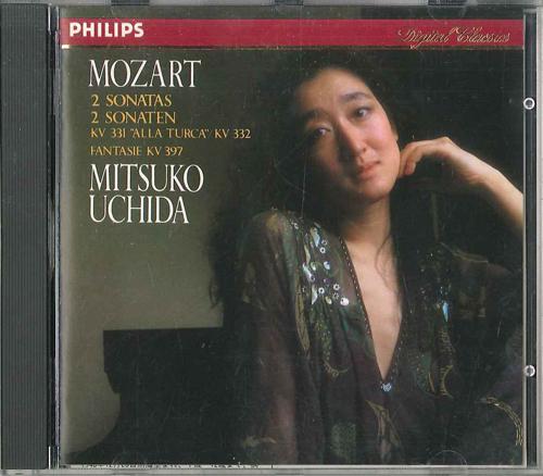 CD WOLFGANG AMADEUS MOZART, MITSUKO UC - Mozart: Piano Sons.k331&332 4121232 PHILIPS Non Japan Classical Used