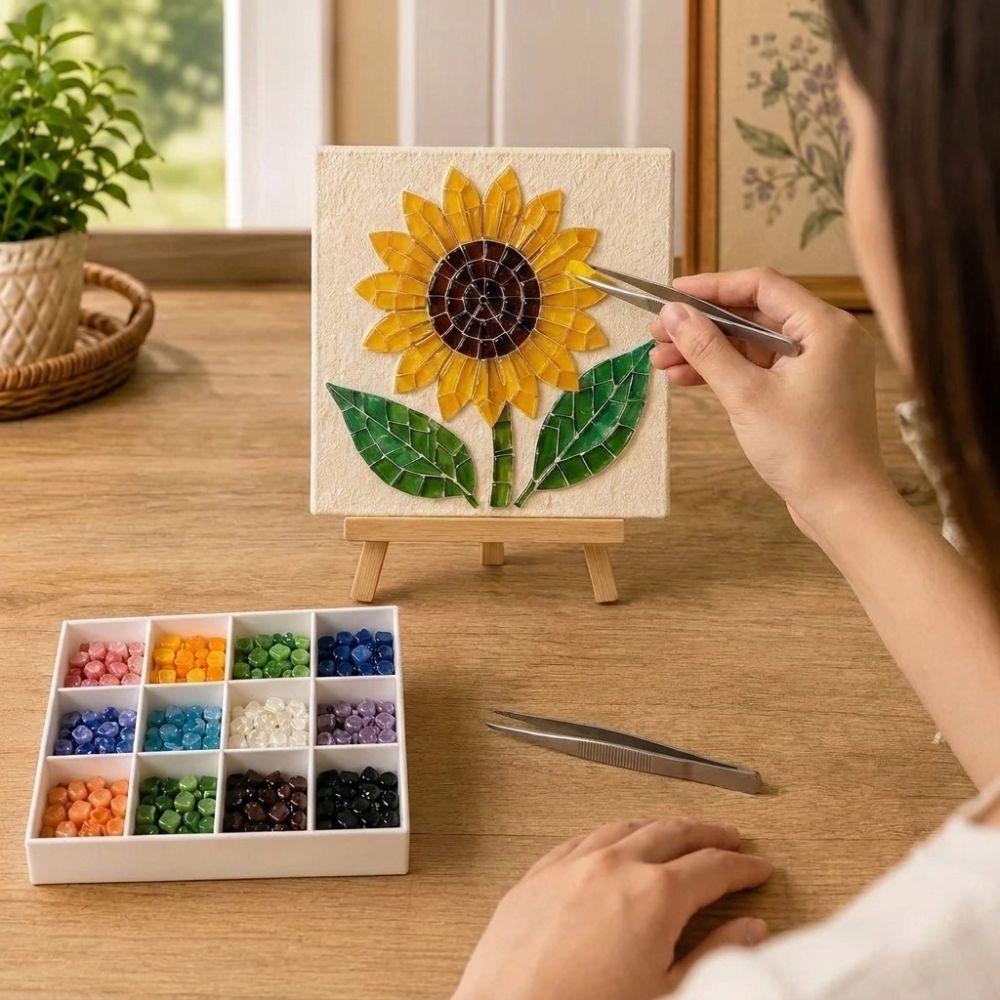 Sea Creature Ocean DIY Sea Glass Art Kit Ocean Inspired Home DIY Crafting Kit Home Office Decor