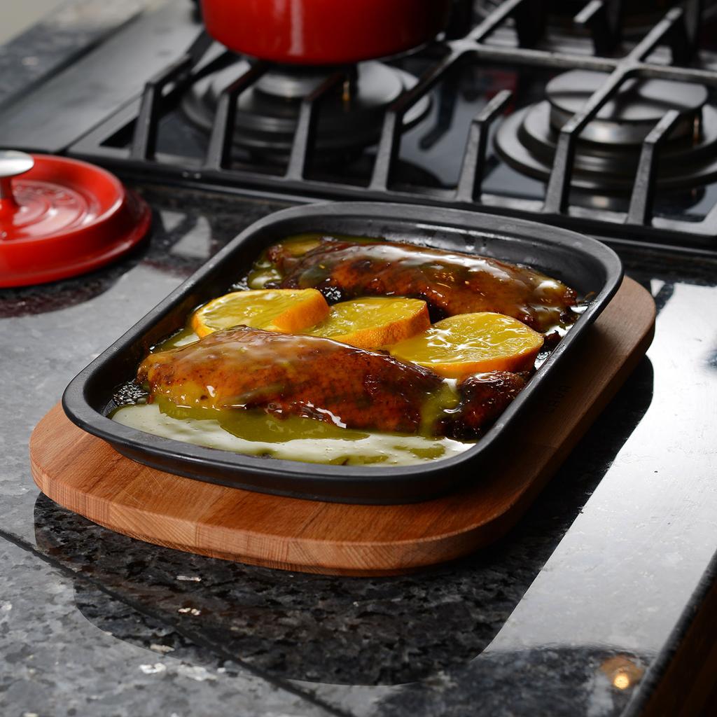 Lava Чугунные прямоугольные сервировочные тарелки и миски.  32х20см.