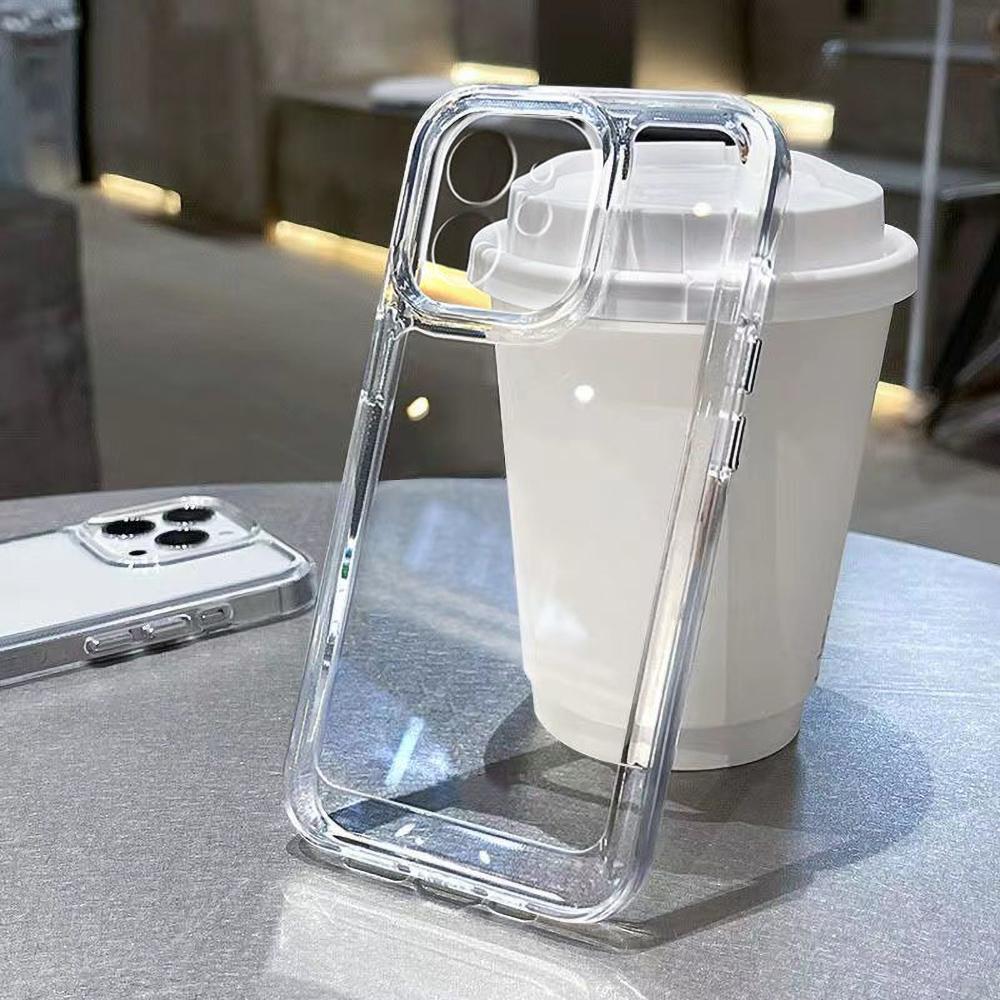 Silicone Clear Phone Case For iPhone 18 Pro Max Case iPhone 17 16 15 13 11 12 14 Pro Max 7 8 Plus SE XR Air 16e Shockproof Cover
