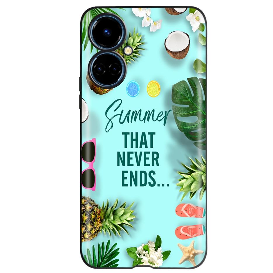 For Tecno Camon 19 Case Cute Cat Butterfly Soft Silicone Matte Cover Phone Case For Tecno Camon 19 Pro 5G Camon19 Neo 6.8'' Bags