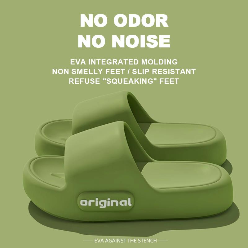 Новые летние женские тапочки Cloud на платформе, удобные, однотонные, с мягкой подошвой, из ЭВА, для женщин, нескользящие пляжные шлепанцы для пар