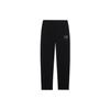 Fashion Series Solid Color Print Letter Straight Sweatpants Men Bottoms Black AKLSG47-3