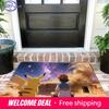 Pokemon Ash & Pikachu Desert Starry Sky Print Non-Slip Doormat Soft Floor Mat