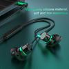 Wired Earphone Stereo Sound Sports Headset with Microphone 3.5mm/Type-C Plug In-ear Headphone for Game Music