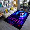 Ковер Lucifer Glow Подходит для всех сезонов Печать Защитная подкладка Комната Рождественские подарки