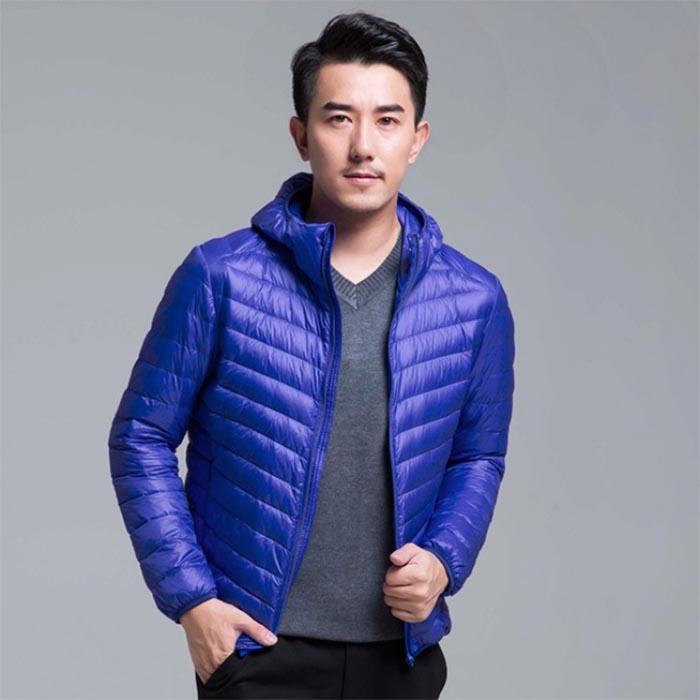 Winter Men's Down Jacket Hooded Plus Size Jacket Fashion Warm Top