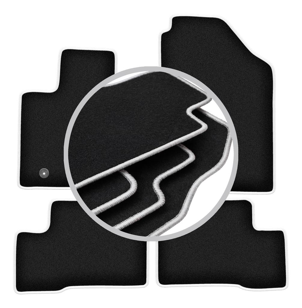 Автомобильные коврики CARLUX-SILVER для: Hyundai Tucson IV Гибридный внедорожник (2021-)