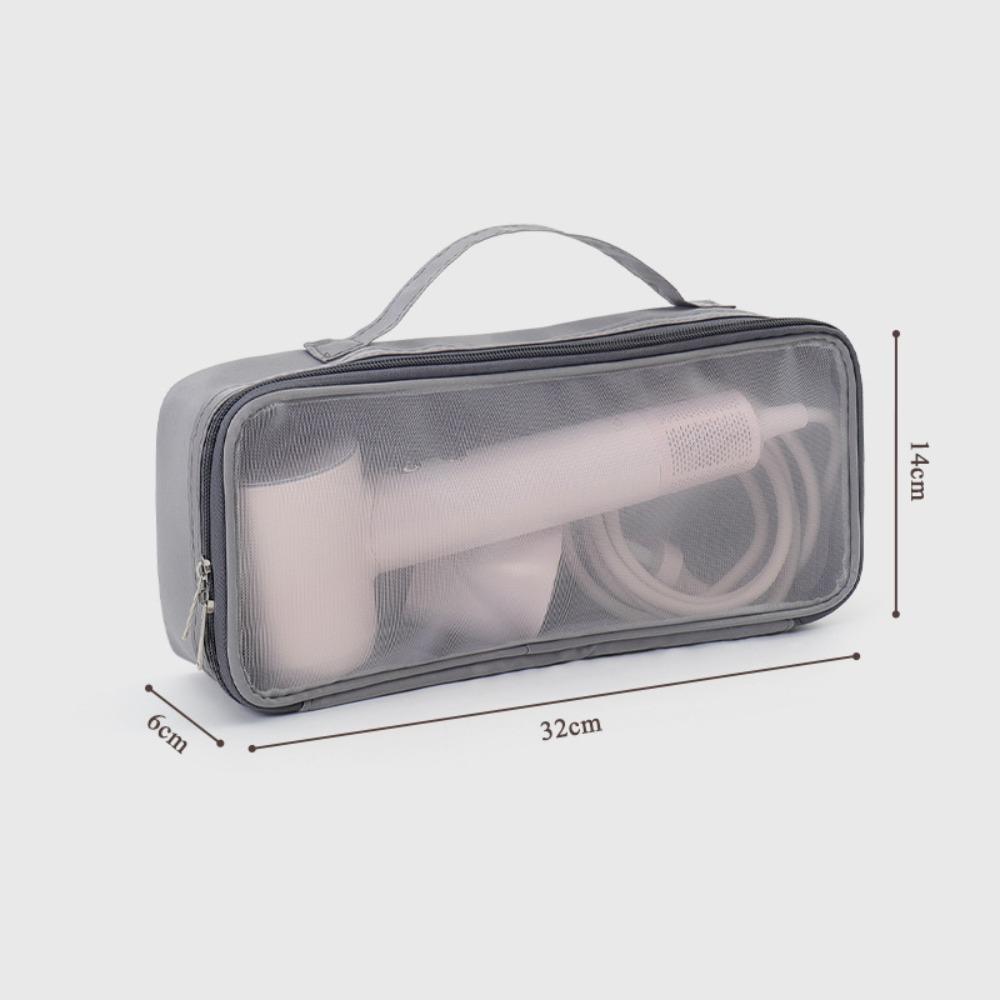 Waterproof Hair Dryer Bag Solid Color Carrying Case Portable Storage Bag  For Airwrap Styler