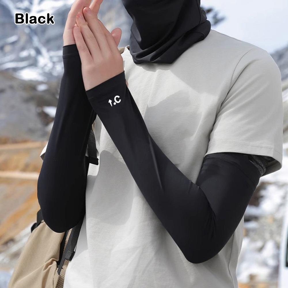 UPF 50+ Sun Arm Sleeves Breathable Arm Covers Summer Ice Silk Arm Sleeves Outdoor