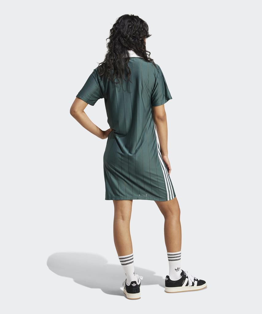 adidas Платье в полоску 3S - Зеленый / Ix5507