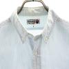 A BATHING APE stripe Long sleeve Button down shirt S Blue Men's Used