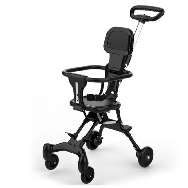 Детская коляска с высокой посадкой Легкая рама из алюминиевого сплава с безопасной конструкцией