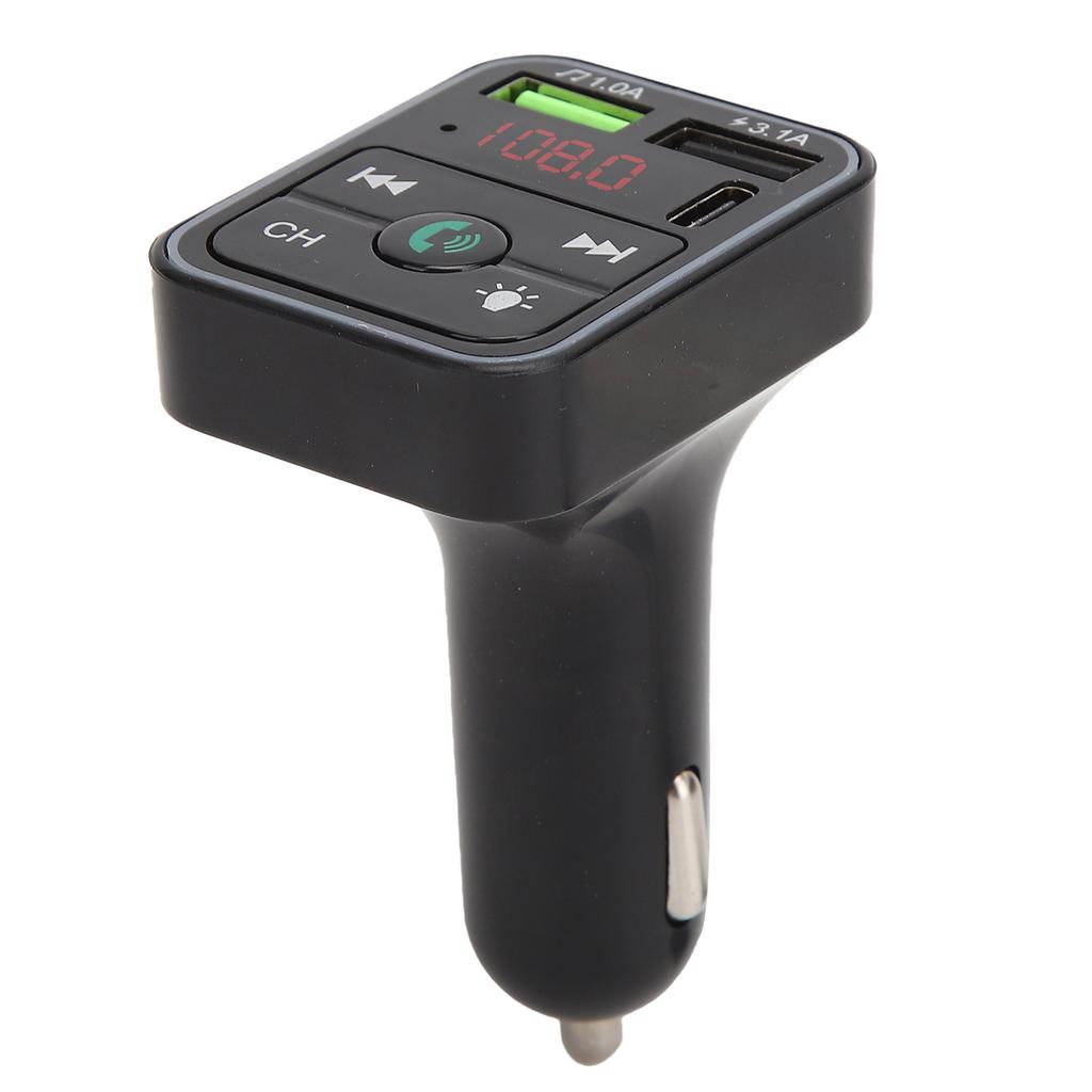 F2 Car MP3 Player with Ambient Light BluetoothFM Transmitter Multifunctional Car Player