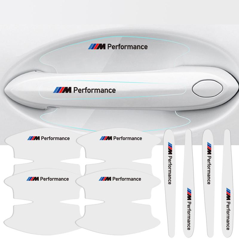 8Pcs Car Door Bowl Handle Anti-scratch Stickers Protector Films For BMW i4 G26 F11 F30 F10 E90 F20 E46 E60 E39 E36 G30 G05 G11 DC8