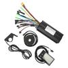 Electric Bike Lithium Battery Modification Controller Kit 30A Sine Wave Controller with Panel DC24 36 48V
