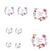 100pcs   4 Sizes Hot Wedding Favors Plastic Thank You Candy Bag Cookie Package Self-Adhesive