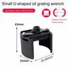 Oil Grid Wrench, Two Claw, U-Shaped Forward and Reverse Adjustable Filter Element, Filter Replacement and Disassembly Tool, Smal