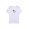 Sportswear Cartoon Print Knit Sports Short Sleeve T-Shirt Men Tops White DD1323-100