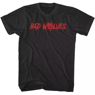 Мужская футболка Bad Wolves с кровавым логотипом
