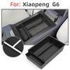 Ящик для хранения в подлокотнике для центральной консоли автомобиля Xiaopeng Xpeng G6, органайзер для хранения вещей, поддон из ABS-пластика, аксессуары для салона.