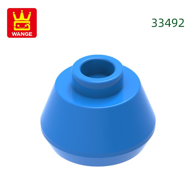 Нетоксичный 308 шт./лот 33492 Конус 1 1/2 X 1 1/2 X 2/3 Блок Moc Цветные Аксессуары Совместимые с Кирпичами DIY Детская Игрушка Детали Сборки