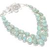 Amazonite Gemstone Handmade 925 Silver Jewelry Necklace 18" JCN484-224