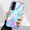 Закаленное Стекло Жесткий Чехол Для Honor 90 Lite 5G Чехол Милый Мраморный Funda Coque Для Honor 90 Pro Honor90 90Lite 90Pro Оболочки Телефона